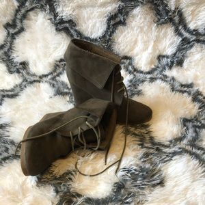 Army green Booties
